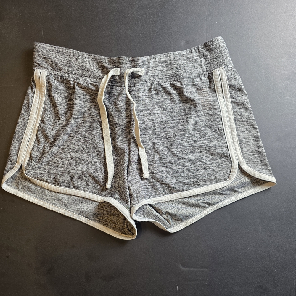 Girls' Gray Heather Active Drawstring Shorts
